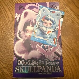 My Little Pony Skullpanda Plush Doll Pendant - Purple and Blue